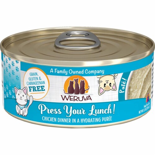 Weruva Pate Press Dinner Cat Food - Chicken Pate, 5.5 oz Can