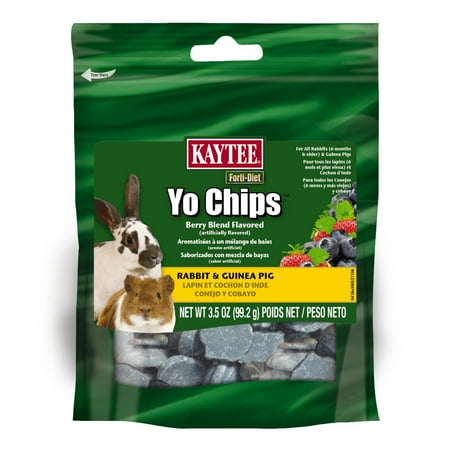 Kaytee Forti-Diet Yo Chips Rabbit/Guinea Pig Berry Flavor...