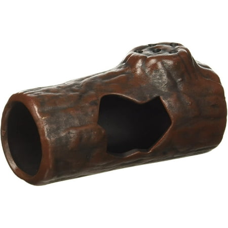 Zoo Med Ceramic Betta Log - Sinking Aquarium Ornament, 4.25 inch, Fish Hideout