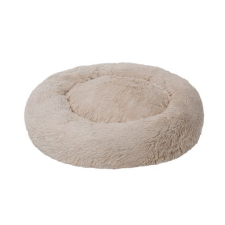 Tall Tails Dream Chaser Cuddle Bed - Khaki - 45 inch Extra Large Donut Dog Bed