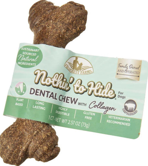 Fieldcrest Farms Nothin' To Hide Dental Bone - Beef Flavor, 5" Dog Chew - Single
