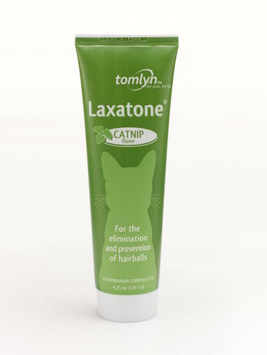 Tomlyn Laxatone Hairball Remedy Catnip Flavor Gel for Cats, 4.25 oz