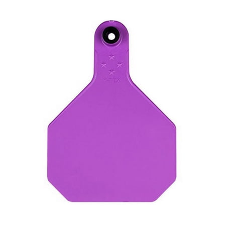 Y-Tex 4-Star Large Blank All-American Ear Tags Purple 25 ...