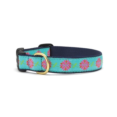 Up Country DALCQ2N Dahlia Darling Pet Collar - Small Narrow