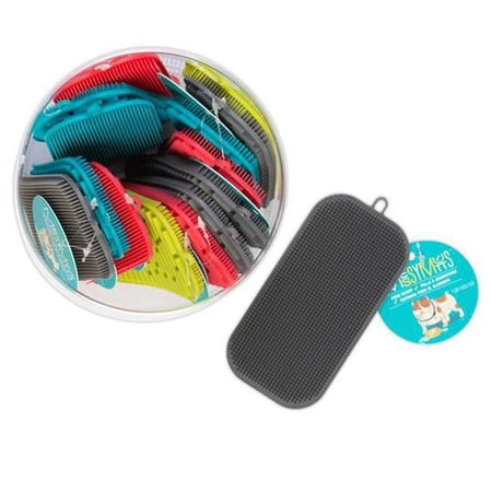 Messy Mutts 628043607118 Dog Dual Bowl Scrubber - 20 Piece
