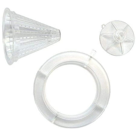 Lee's 4-Way Aquarium Cone Worm Feeder - 3 Piece Set