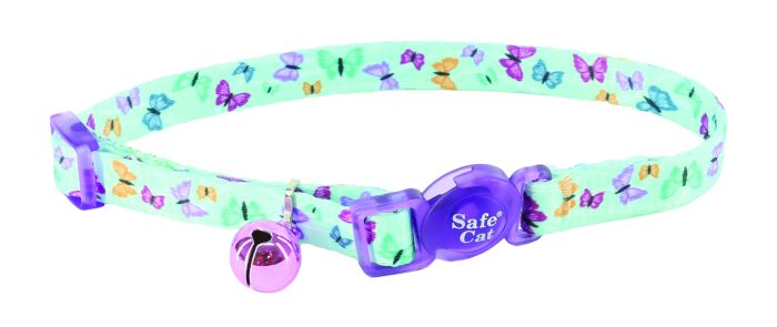 Coastal Safe Cat Fashion Breakaway Collar - Adjustable 8-12in, 3/8in Wide