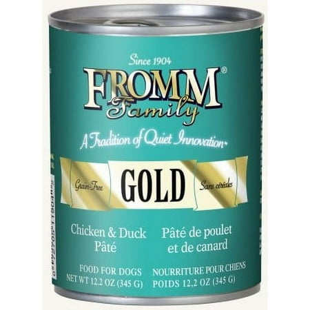 Fromm Chicken & Duck Pate Dog Food, 12.2 oz Can - Grain-Free Wet Food