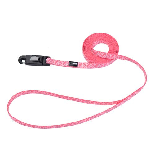 Coastal Pet Li'l Pals Patterned Dog Leash - Pink Tribal Chevron - 5/8" x 6'