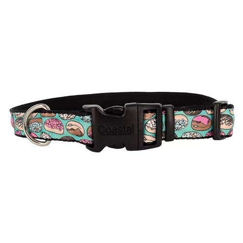 Coastal Styles Dog Collar - Doughnut Print - Small - 5/8 Inch