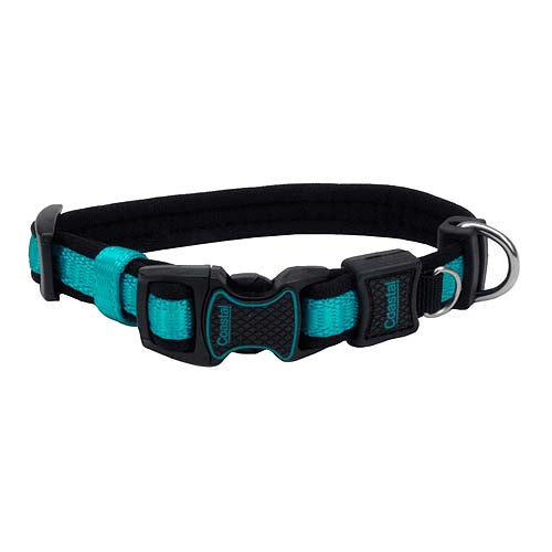 Coastal Pet Inspire Dog Collar - Aqua - 1" Wide - Adjustable 14-20"