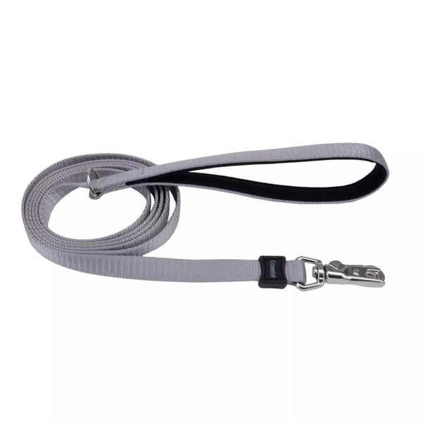 Coastal Inspire Dog Leash - Grey, 1 in x 6 ft - Neoprene Comfort Grip