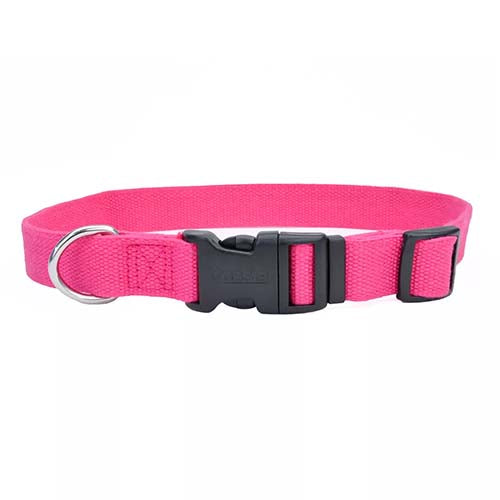 Coastal Pet New Earth Soy Adjustable Dog Collar Fuchsia XS (8-12"L x 5/8"W)