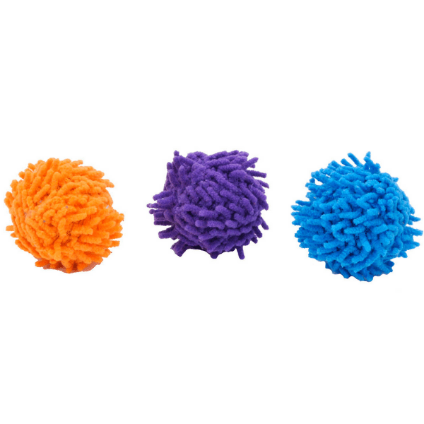 Turbo Mop Ball Cat Toy - 2" Colorful Ball for Cats - Coastal Pet Products