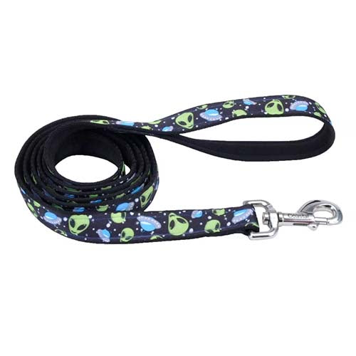 Coastal Styles Aliens Dog Leash - 6ft Long, 1in Wide