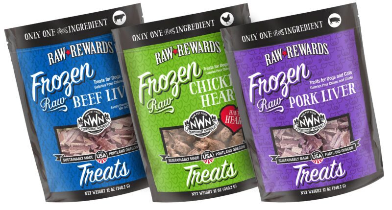 Northwest Naturals Frozen Pork Liver Dog & Cat Treats - 12 oz Raw Rewards