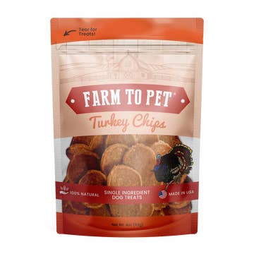 Beg & Barker Whole Turkey Chips Dog Treats 3.5oz