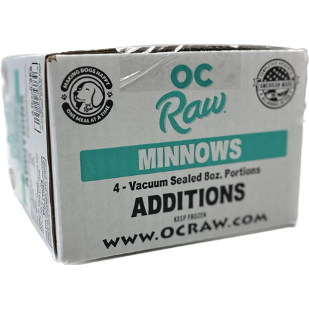 OC Raw Additions Dog Frozen Minnows 2lb