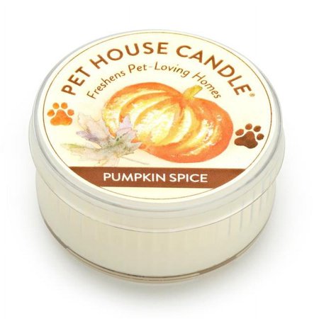 Pet House Mini Candle - Pumpkin Spice - 1.5 oz - Pet Odor Eliminator