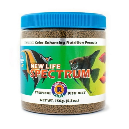 New Life Spectrum Regular Sinking Pellets 150g (1-1.5mm) - Tropical Fish Food
