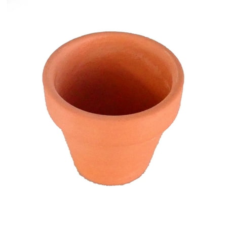 Deroma 1.9" Terra Cotta Standard Clay Pot - Mini Sun Pot - Red Clay