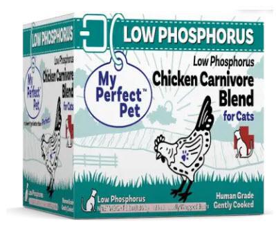 My Perfect Pet Cat Low Phosphorus Chicken Grain-Free Frozen Food, 3 lb
