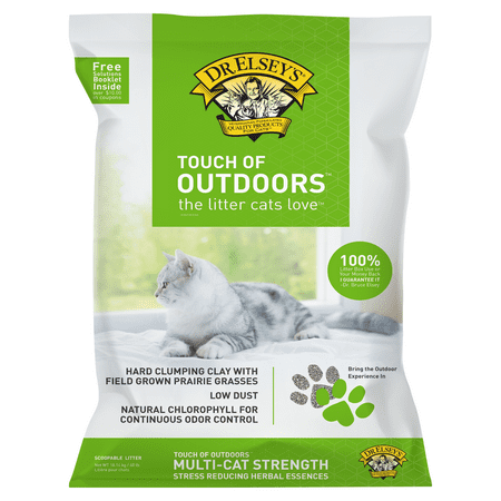 Dr. Elsey's Precious Cat Touch of Outdoors Clumping Clay Cat Litter 40lb Bag