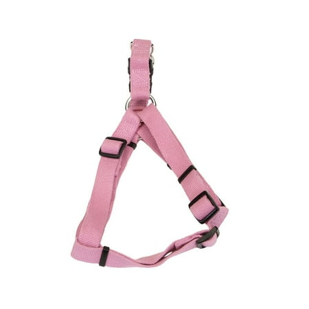 New Earth Soy Comfort Wrap Adjustable Dog Harness, Rose, 1" x 26"-38"