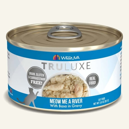 Weruva s TruLuxe Cat Food  Meow Me a River with Basa in G...