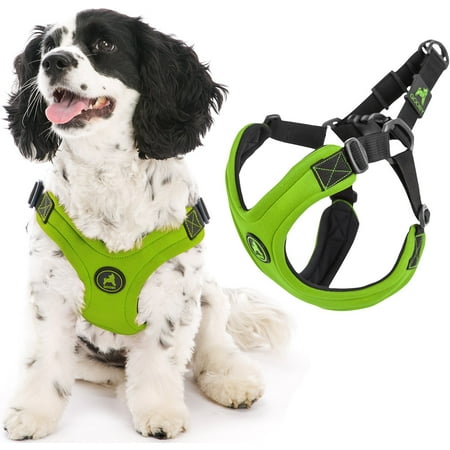 Gooby Escape Free Sport Harness - Lime, Small - Dog Harness