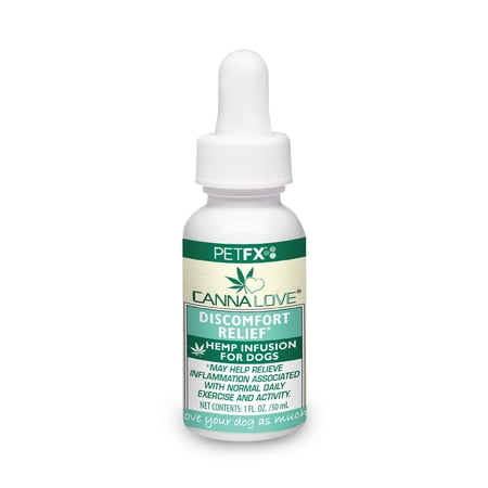 CannaLove K-9 Hemp Pain Relief 1oz - Dog Supplement for Discomfort Relief
