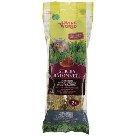 Living World Hamster Honey Sticks  4 Oz