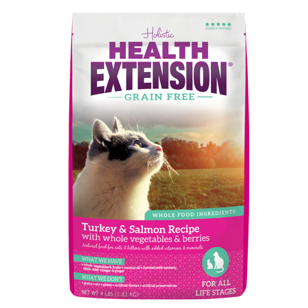 Health Extension Grain Free Turkey & Salmon Recipe Dry Ca...