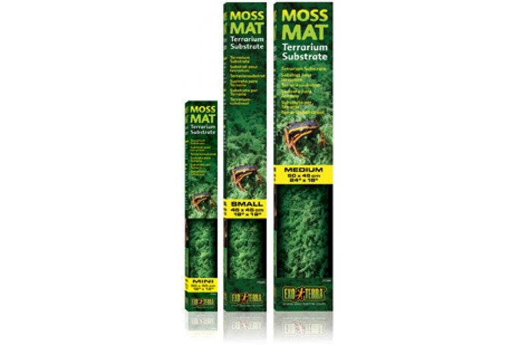 Exo Terra Moss Mat Small - 18" x 18" Natural Terrarium Substrate