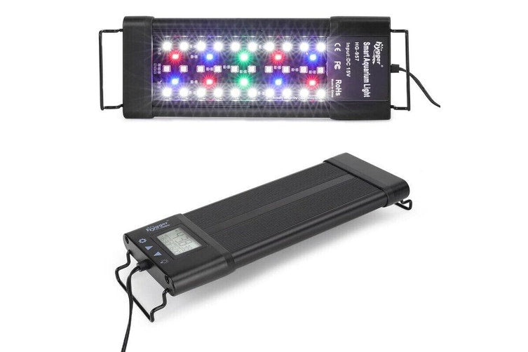 Hygger Planted Aquarium Light - 20W Black - Fish Tank Lighting