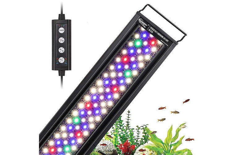 Hygger LED Fish Tank Light - 42W - Black - Aquarium Lighting