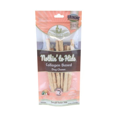 Nothin' To Hide Flip Chips Dog Treats - Salmon - 8 Pack - Rawhide Alternative