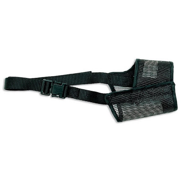 Coastal Pet Best Fit Adjustable Mesh Dog Muzzle - Black - 7XL (10.5in)