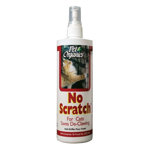 NaturVet Pet Organics No Scratch Spray for Cats, 16 oz