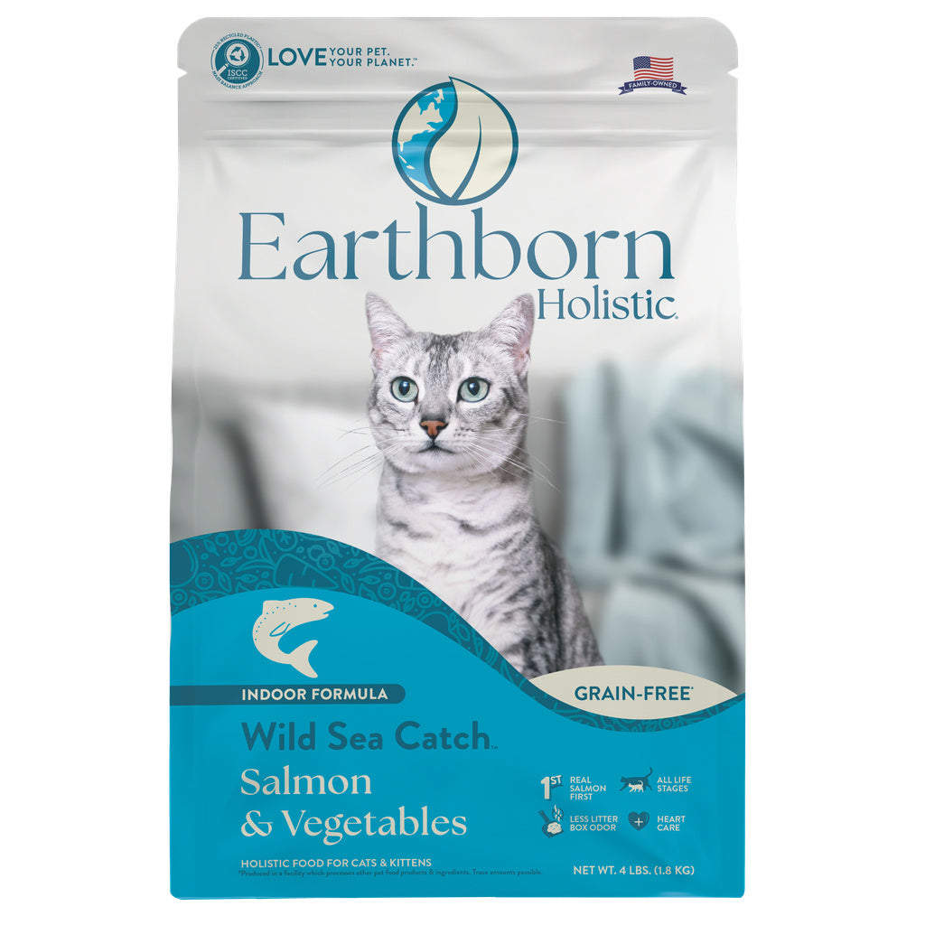 Earthborn Holistic Wild Sea Catch Grain-Free Dry Cat Food, 4 lb Bag