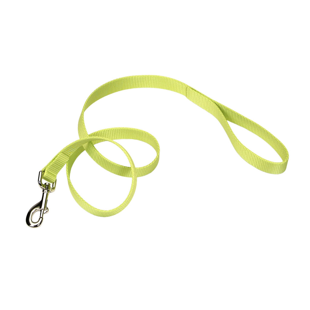 Coastal Pet Nylon Dog Lead, Lime Green, 1 inch x 6ft