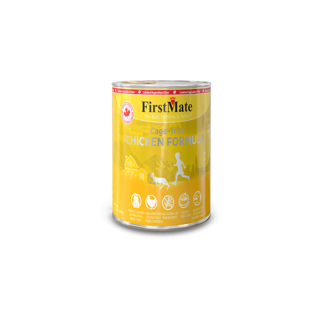 FirstMate Cat Food - Limited Ingredient Diet, Grain-Free, Chicken, 12.2 oz Can