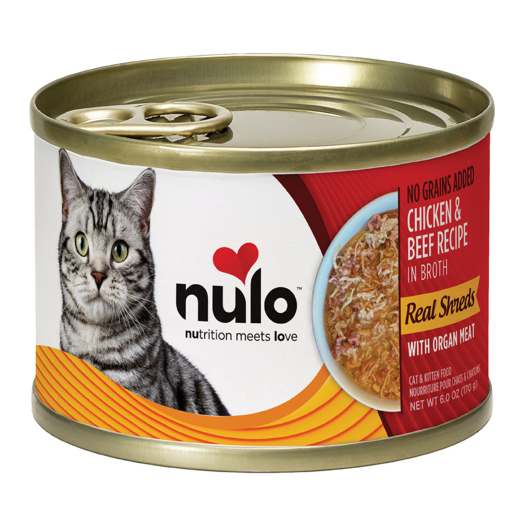 Nulo Cat Food Organ Meat Chicken & Beef Recipe, 6 oz Can, Grain-Free Wet Food