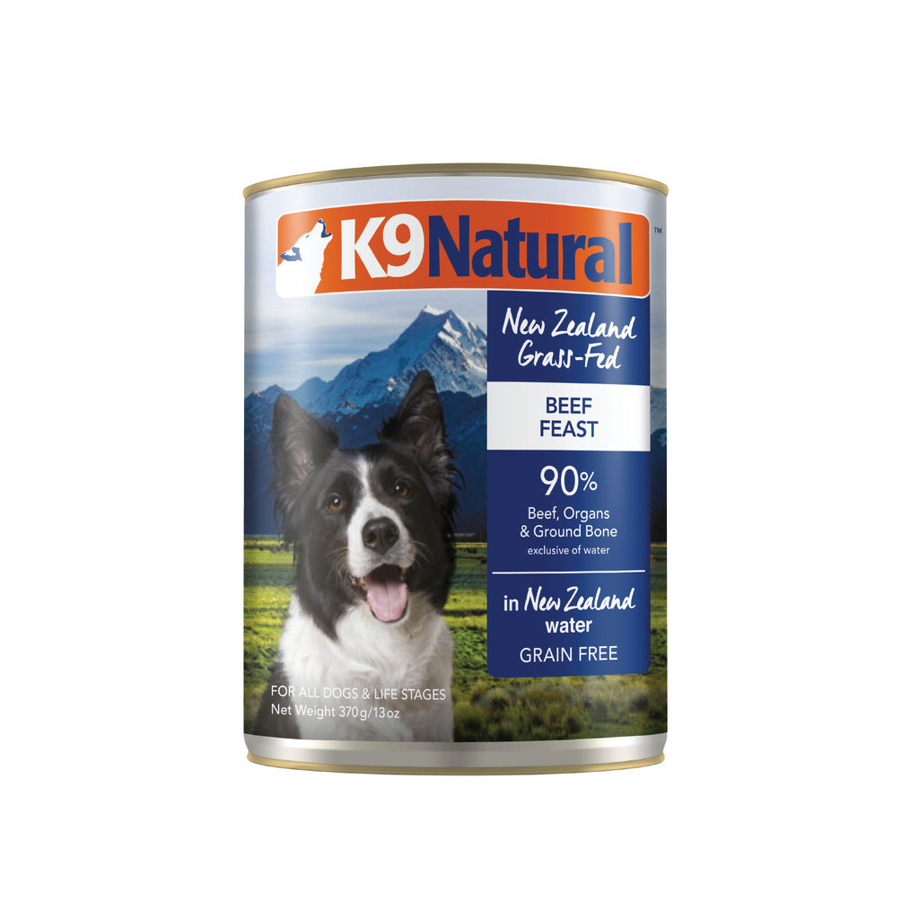 K9 Natural Beef Feast Grain-Free Canned Dog Food, 13 oz Can