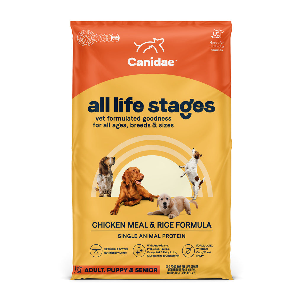 Canidae All Life Stages Chicken Meal & Rice Formula Dry Dog Food, 30 lb Bag