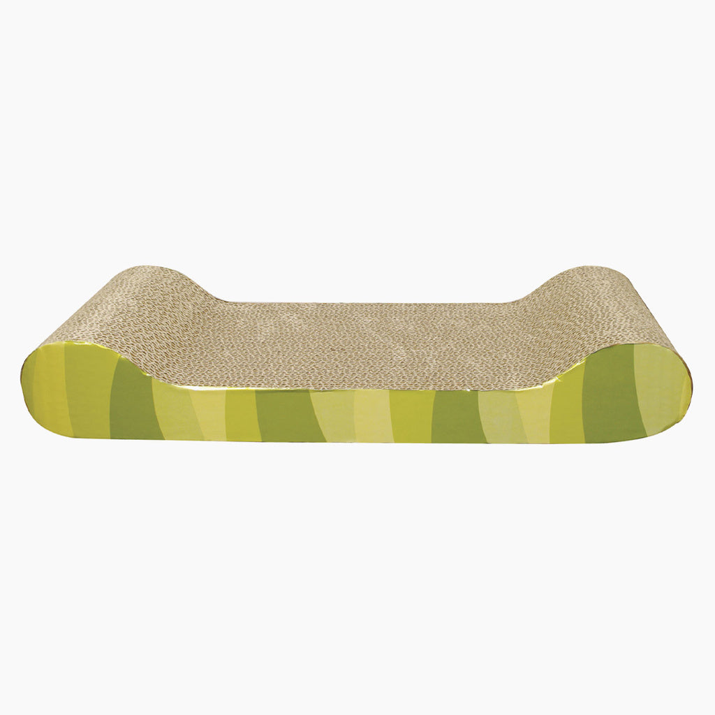 Catit Style Scratcher with Catnip Lounge - Jungle Stripes Cat Scratching Board