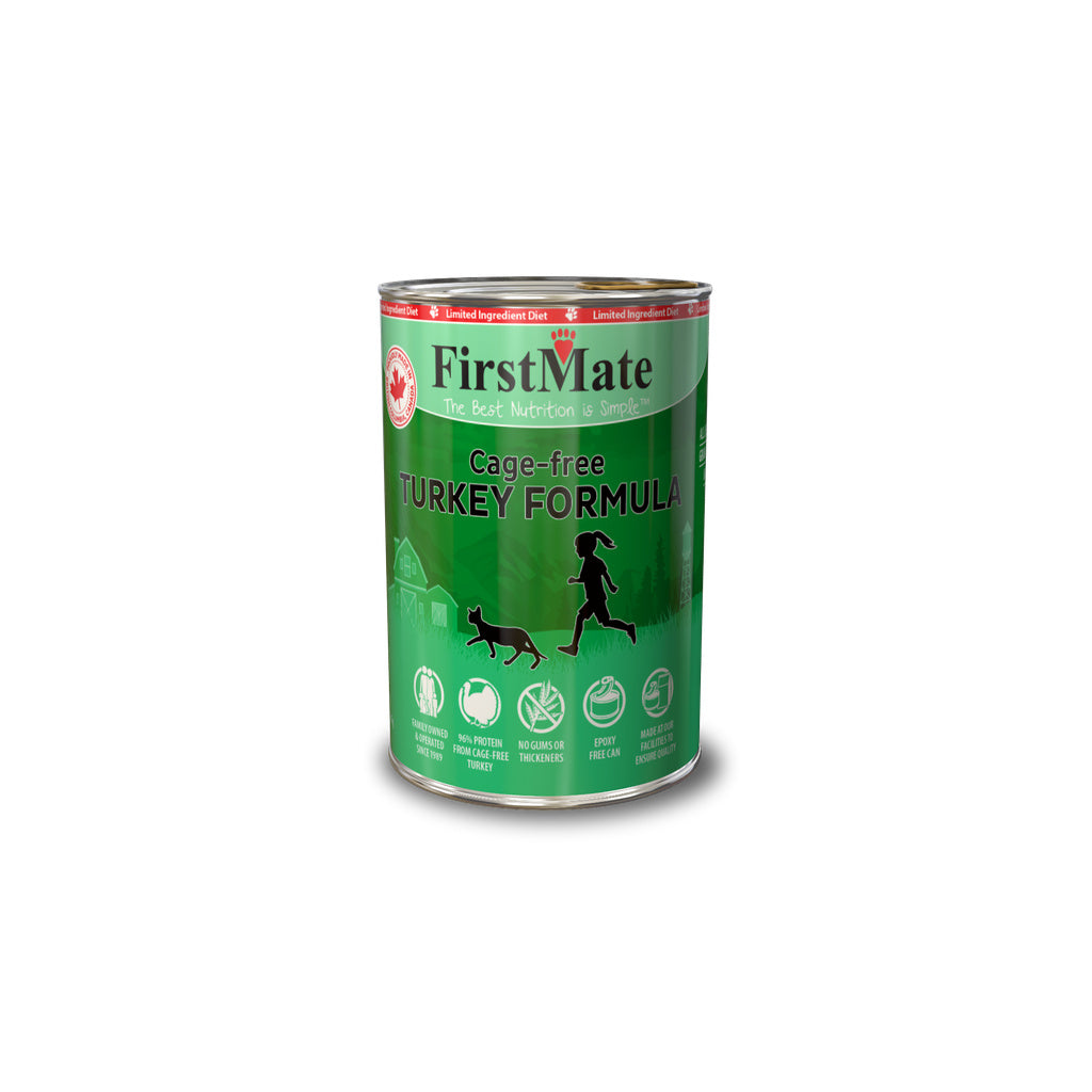 FirstMate Cat LTD Grain-Free Turkey, 12.2 oz - Limited Ingredient Diet Canned Food