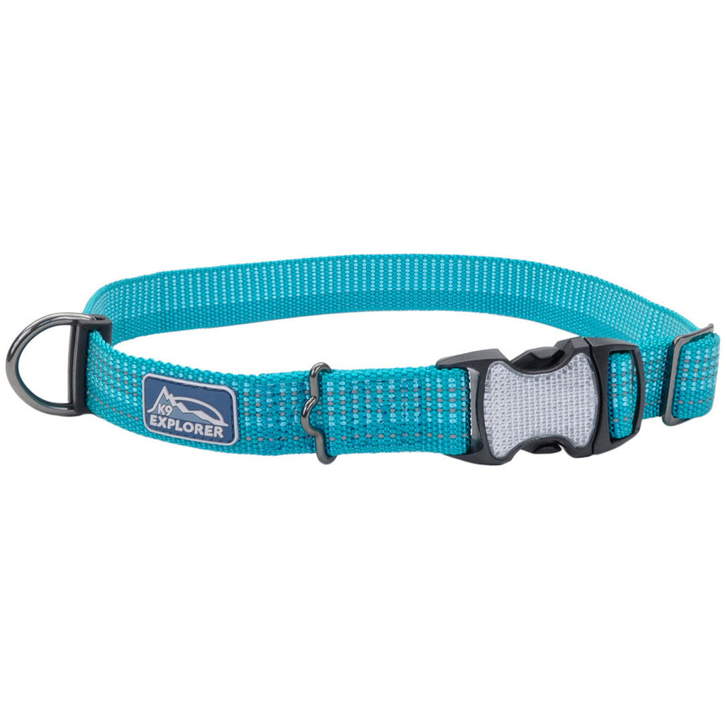 Coastal Pet K9 Explorer Reflective Dog Collar, Ocean, 5/8" x 10-14"