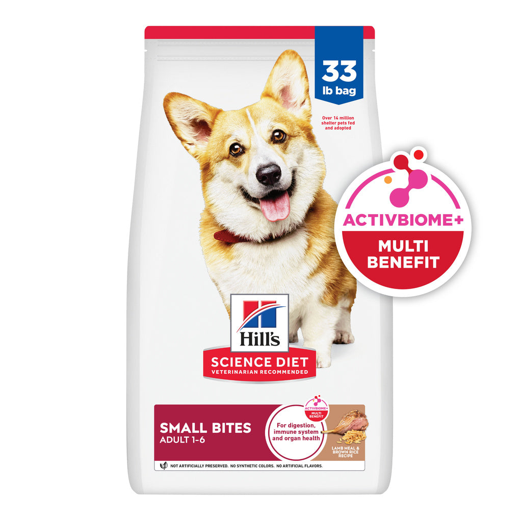 Hill's Science Diet Adult Small Bites Lamb & Brown Rice Dry Dog Food - 33 lb Bag