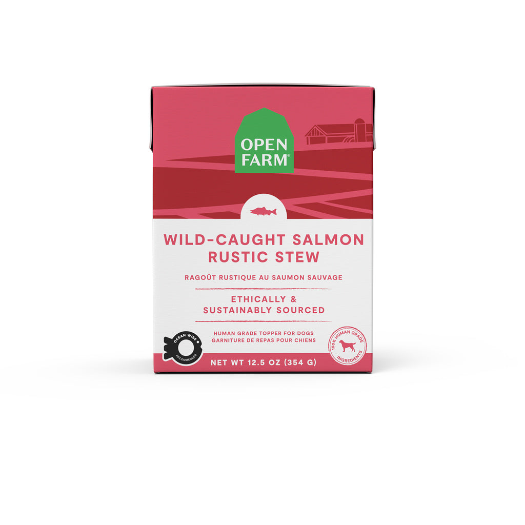 Open Farm Rustic Stew Wild-Caught Salmon Recipe Wet Dog Food, 12.5 oz